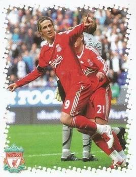 2009-10 Liverpool F.C. Official Sticker Collection #34 Fernando Torres Front