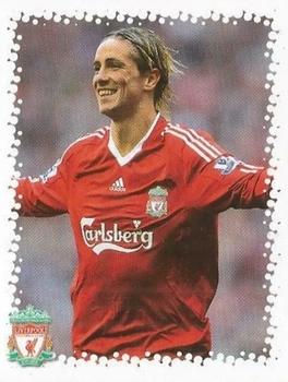 2009-10 Liverpool F.C. Official Sticker Collection #57 Fernando Torres Front