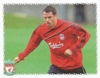 2009-10 Liverpool F.C. Official Sticker Collection #113 Jamie Carragher Front