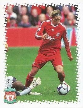 2009-10 Liverpool F.C. Official Sticker Collection #125 Fernando Torres Front