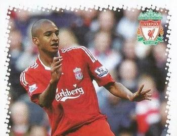 2009-10 Liverpool F.C. Official Sticker Collection #128 David Ngog Front