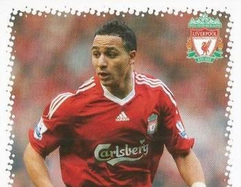2009-10 Liverpool F.C. Official Sticker Collection #145 Nabil El Zhar Front