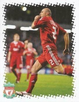 2009-10 Liverpool F.C. Official Sticker Collection #160 Andrea Dossena Front