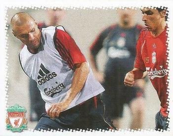 2009-10 Liverpool F.C. Official Sticker Collection #161 Andrea Dossena Front