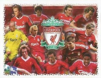 2009-10 Liverpool F.C. Official Sticker Collection #201 Badge Front