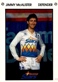 1983-84 Pierce County Credit Unions Tacoma Stars #16 Jimmy McAlister Front