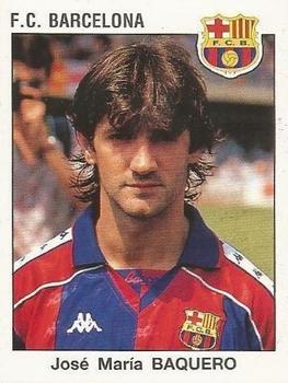 1993-94 Panini Fútbol Estrellas de la Liga #81 Jose Maria Baquero Front