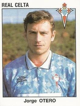 1993-94 Panini Fútbol Estrellas de la Liga #92 Jorge Otero Front