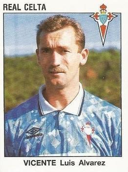1993-94 Panini Fútbol Estrellas de la Liga #99 Vicente Luis Alvarez Front
