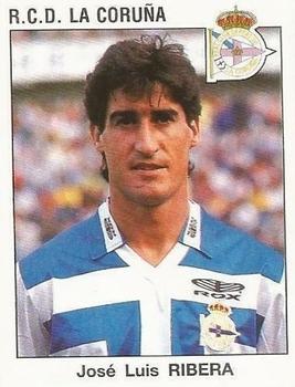 1993-94 Panini Fútbol Estrellas de la Liga #110 Jose Luis Ribera Front