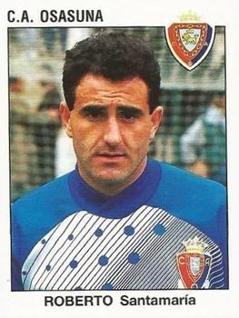 1993-94 Panini Fútbol Estrellas de la Liga #174 Roberto Santamaria Front