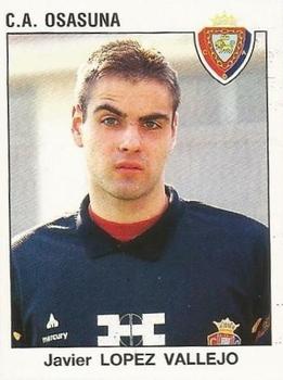 1993-94 Panini Fútbol Estrellas de la Liga #175 Javier Lopez Vallejo Front