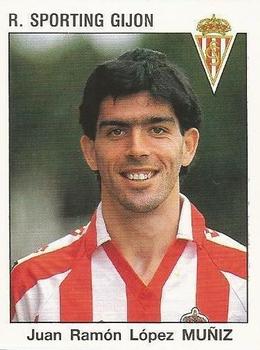 1993-94 Panini Fútbol Estrellas de la Liga #280 Juan Ramon Lopez Muniz Front