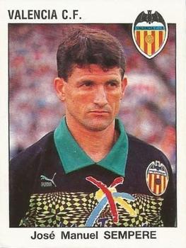 1993-94 Panini Fútbol Estrellas de la Liga #310 Jose Manuel Sempere Front