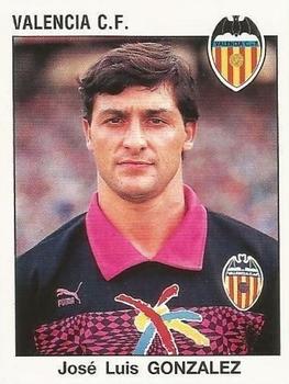 1993-94 Panini Fútbol Estrellas de la Liga #311 Jose Luis Gonzalez Front