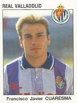 1993-94 Panini Fútbol Estrellas de la Liga #330 Francisco Javier Cuaresma Front