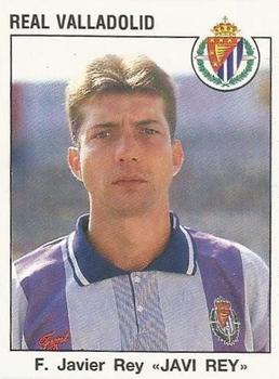 1993-94 Panini Fútbol Estrellas de la Liga #338 F. Javier Rey 'Javi Rey' Front