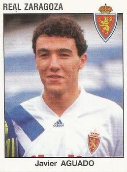 1993-94 Panini Fútbol Estrellas de la Liga #348 Javier Aguado Front