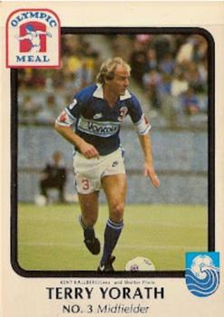 1982 Olympic Meal Bread Vancouver Whitecaps #NNO Terry Yorath Front