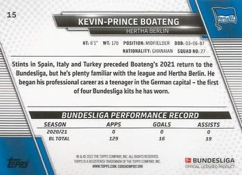2021-22 Topps Bundesliga #15 Kevin-Prince Boateng Back