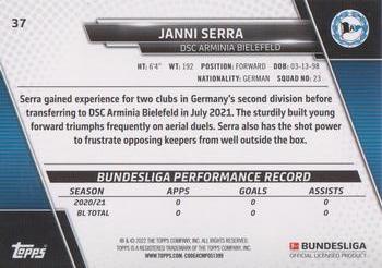 2021-22 Topps Bundesliga #37 Janni Serra Back
