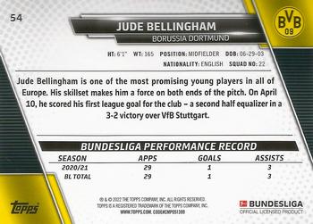 2021-22 Topps Bundesliga #54 Jude Bellingham Back
