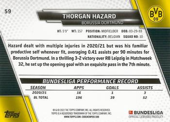 2021-22 Topps Bundesliga #59 Thorgan Hazard Back