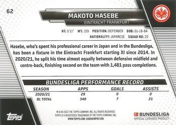 2021-22 Topps Bundesliga #62 Makoto Hasebe Back