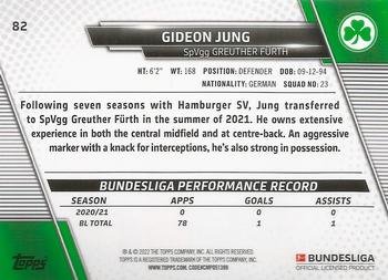 2021-22 Topps Bundesliga #82 Gideon Jung Back