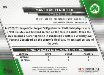 2021-22 Topps Bundesliga #85 Marco Meyerhöfer Back