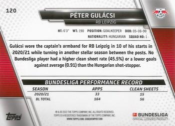 2021-22 Topps Bundesliga #120 Péter Gulácsi Back