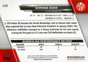 2021-22 Topps Bundesliga #132 Dominik Kohr Back