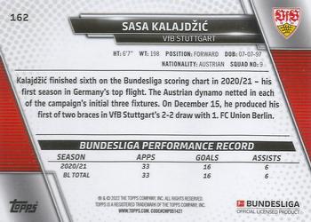 2021-22 Topps Bundesliga #162 Sasa Kalajdzic Back