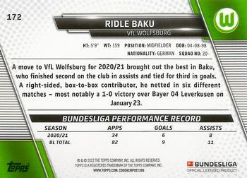 2021-22 Topps Bundesliga #172 Ridle Baku Back