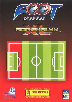 2010 Panini Adrenalyn XL FOOT #NNO Guillaume Borne Back