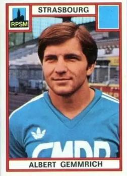 1975-76 Panini Football 76 (France) #306 Albert Gemmrich Front