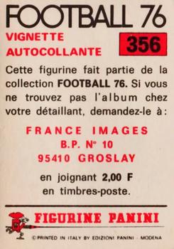 1975-76 Panini Football 76 (France) #356 Billy Bremner Back