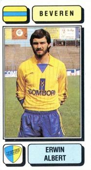 1982-83 Panini Football 83 (Belgium) #72 Erwin Albert Front