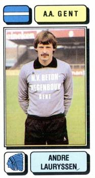 1982-83 Panini Football 83 (Belgium) #116 Andre Lauryssen Front