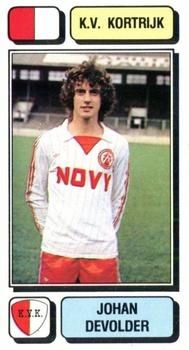 1982-83 Panini Football 83 (Belgium) #139 Johan Devolder Front