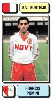 1982-83 Panini Football 83 (Belgium) #140 Francis Pomini Front