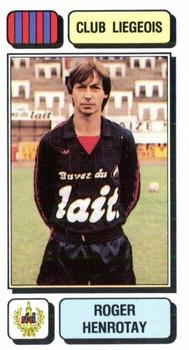 1982-83 Panini Football 83 (Belgium) #158 Roger Henrotay Front