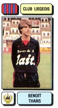 1982-83 Panini Football 83 (Belgium) #159 Benoit Thans Front