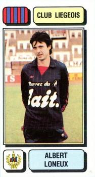 1982-83 Panini Football 83 (Belgium) #160 Albert Loneux Front