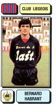 1982-83 Panini Football 83 (Belgium) #161 Bernard Habrant Front