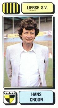 1982-83 Panini Football 83 (Belgium) #169 Hans Croon Front