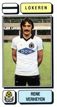 1982-83 Panini Football 83 (Belgium) #193 Rene Verheyen Front
