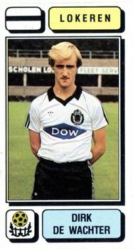 1982-83 Panini Football 83 (Belgium) #201 Dirk de Wachter Front