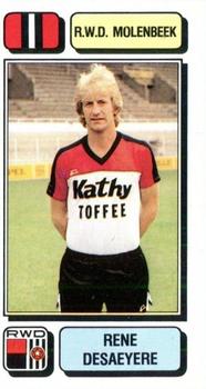 1982-83 Panini Football 83 (Belgium) #207 Rene Desaeyere Front