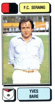 1982-83 Panini Football 83 (Belgium) #223 Yves Bare Front